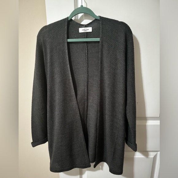 Carly Jean Los Angeles cardigan sweater in Gray. M/L - Picture 1 of 7